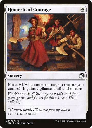 Homestead courage mid - courage, #24