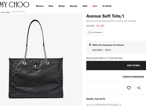 New jimmy choo tote bag - tote,