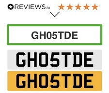 Personalised Number Plate