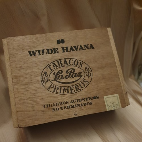 Wooden cigar box wilde - 50,