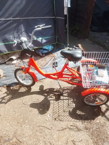 Orange tricycle wheel - , 3-wheel