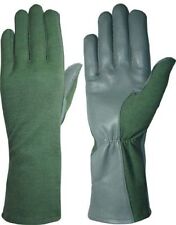 Nomex Military Fire Resistant Aviator Pilot Flyer Flight Sheepskin Leather Glove