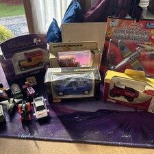 VINTAGE DIECAST CARS JOB LOT MIXED VEHICLES TRUCKS TOYS BUNDLE