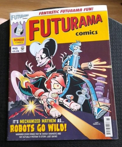 Futurama comics robots go - comics,