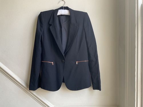 Black crepe jacket - me, &