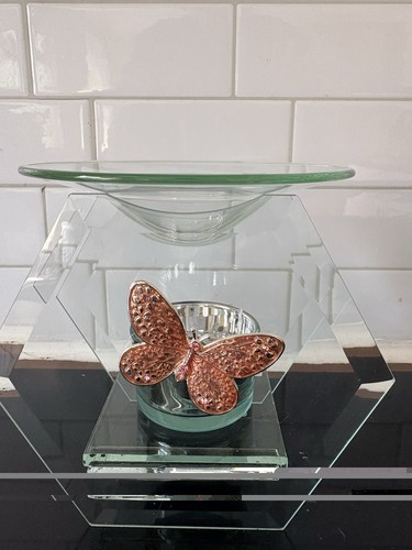 Personalised glass oil burner - glass,