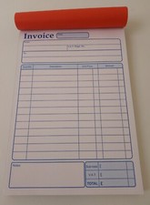 Invoice receipt book - invoice,
