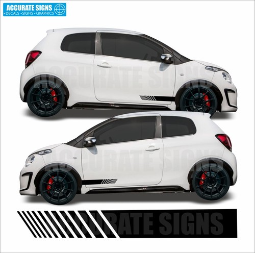 Side stripes for citroen - side, c1