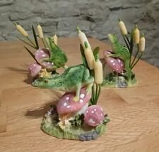 Academy Collection  - Frog on Toadstool in Reeds Ornaments (Good Seconds) - BNIB