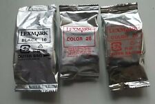 LEXMARK 16 x 1 & 26 x 2 Multipack Genuine Black & Colour Ink Cartridge - Total 3