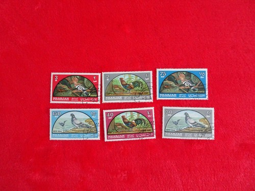Stamps sharjah red - , cross