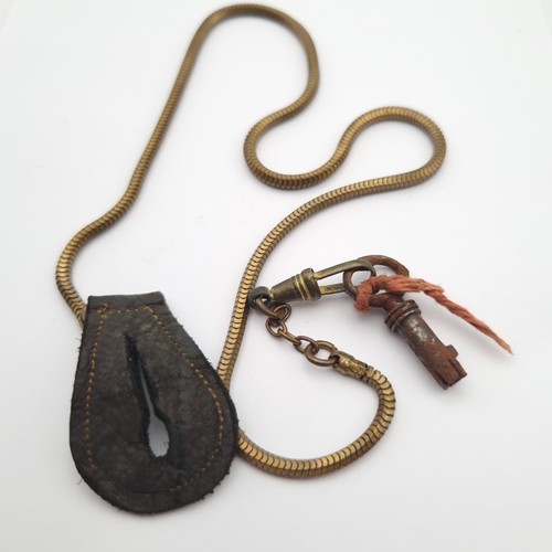 Antique pocket watch - watch, chain