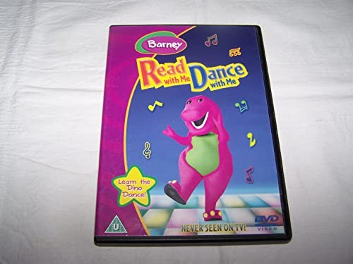 Barney read with dance - read,