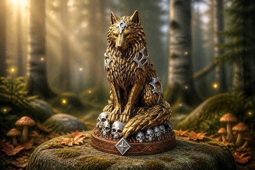 Wolf gothic mythical - wolf,