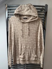 Balmain Hoodie, Beige, Men