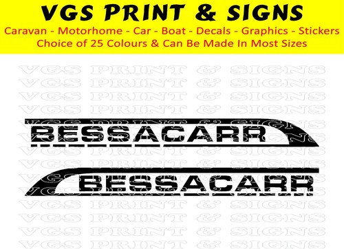 Bessacarr motorhome stickers - bessacarr,