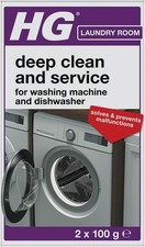 HG Deep Clean & Service Washing Machine Cleaner & Dishwasher Cleaner, Dishwashe