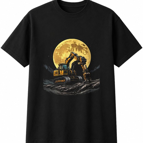 Detailed digger retro mens - digger,