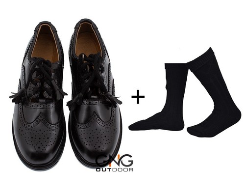 Scottish men black - scottish, leather