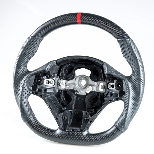 Matte carbon leather red - leather,