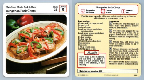 Hungarian pork chops - chops, #25