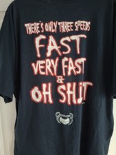 Vintage Grinfactor Biker Tshirt Blue Size XLarge Mens 