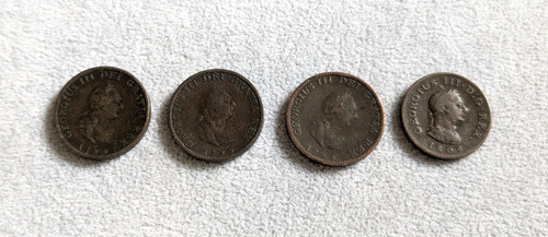 George iii copper - copper, farthings