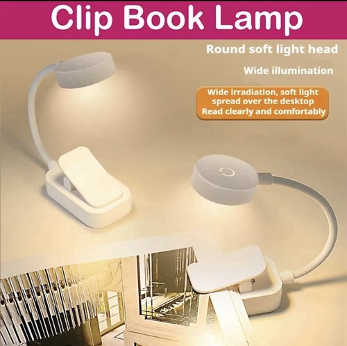 Portable led clip reading - clip,