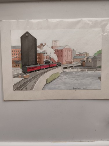 Vintage glasgow railway - vintage,