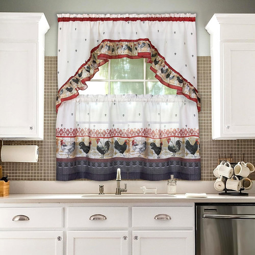 Printed tier and - tier, window