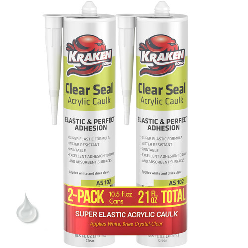 Kraken bond clear seal acrylic - clear,