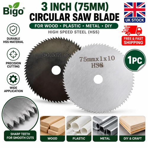 1pcs 3inch 75mm - 3inch, cutting