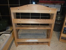 ERNESTO Small Rustic Herb And Spice Rack Shelf Wall Hanging