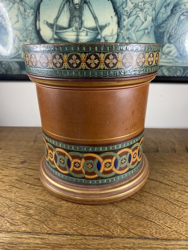 Antique large prattwaretabacco - antique,