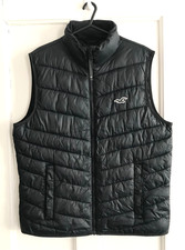 hollister quilted gilet