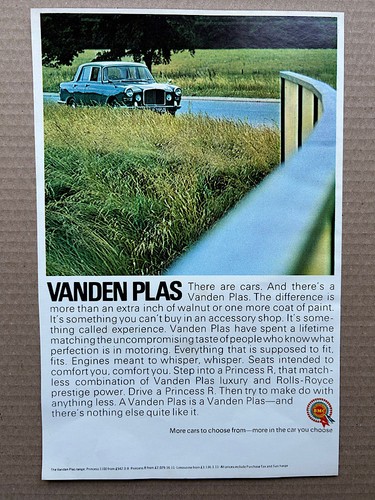 Vanden plas princess - plas, r