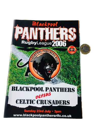 Rugby programme blackpool - rugby,