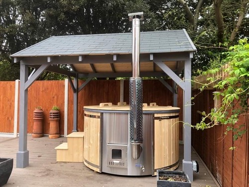 Wood fired hot tub - hot,