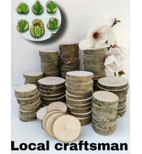 Wooden Slices  2-18cm natural