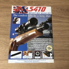 GUNS90 MAGAZINE ADVERT 12X9 AIR ARMS S410 – THE COOLEST RIFLE