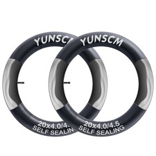 2-PCS 20x4 Self-Sealing Fat Bike Tubes 20 x 4.0/4.5 AV32mm Super Automatic Re...