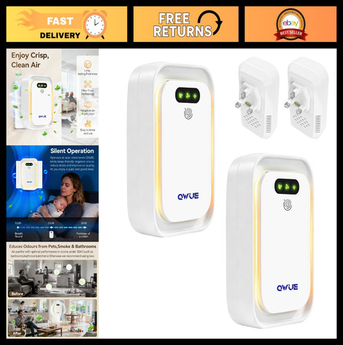 Mini ionic air purifier - ionic, 2pcs