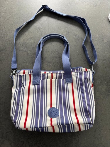 Blue white red stripe kipling - blue/white/red,