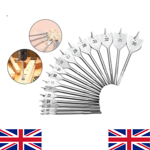 Flat wood drill bits - wood,