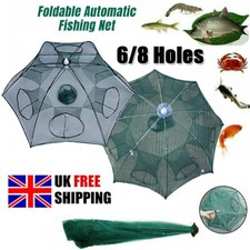 6/8Holes Foldable Fishing Net