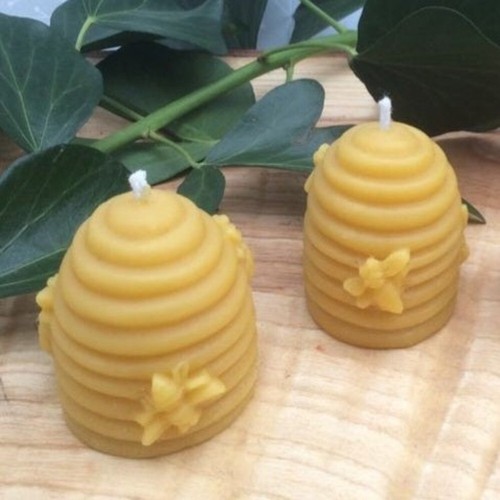 Small skep candle - small,