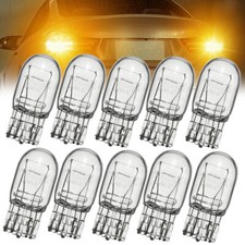10x T20 W21/5W 7443 580 DC12V Bulbs DRL Indicator Stop Brake Side Lights Yellow
