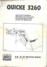 Quicke 3260 Loader Operators Manual