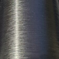 Dark Grey Brushed Steel Metallic Vinyl Wrap - BUBBLE/AIR FREE Metal Film Sticker