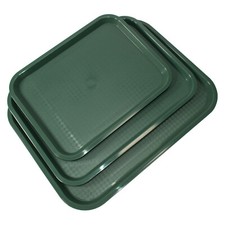 Green Plastic Serving Tray